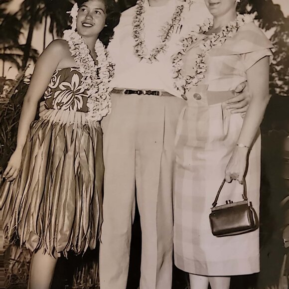 VTG 1950s HAWAII SOUVENIR COASTER SET - Picture 6 of 6